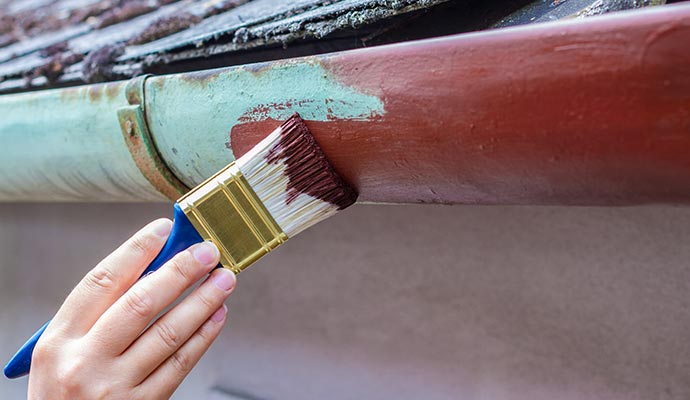 Gutters painting